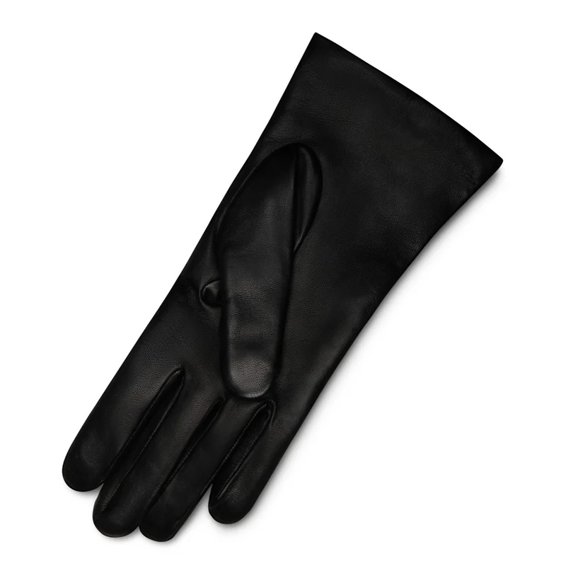 Isabel Bernard Honoré Eleanor Schwarz Ziegenfell Leder Handschuhe IB67000-301-