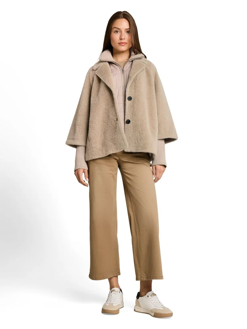 Cosy Cape Jacke im 2-in-1-Look