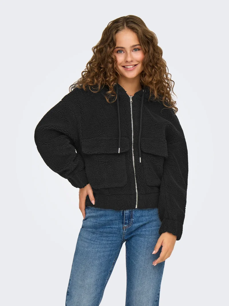 ONLY Teddy Kapuzen-Jacke Damen