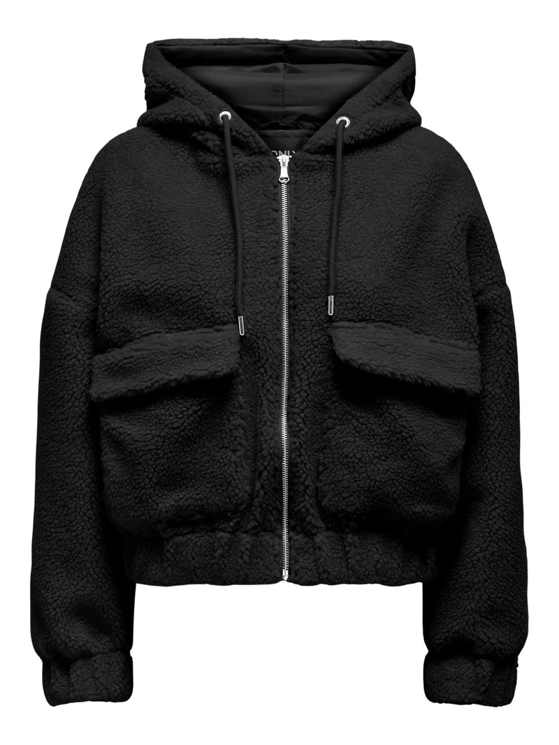 ONLY Teddy Kapuzen-Jacke Damen