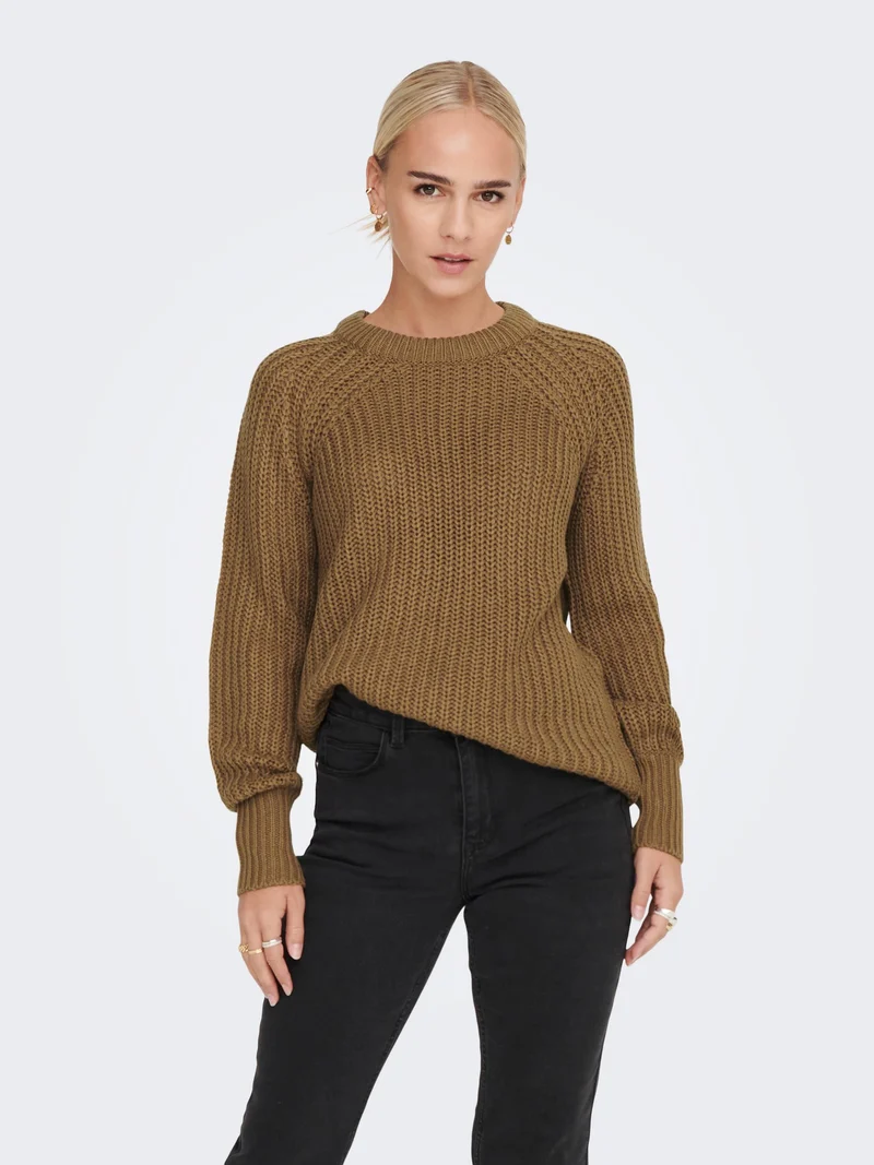 ONLY Strickpullover Ballonärmel