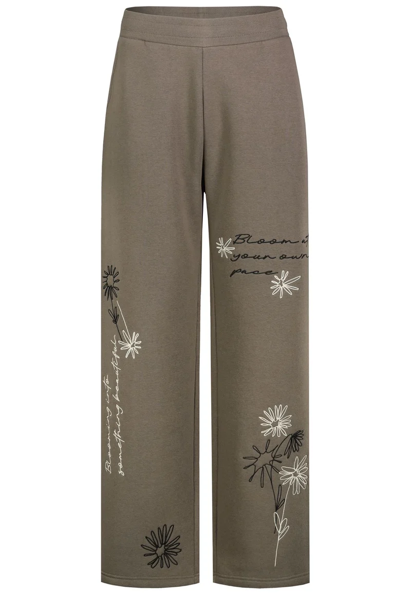 Sweathose Damen Stickerei