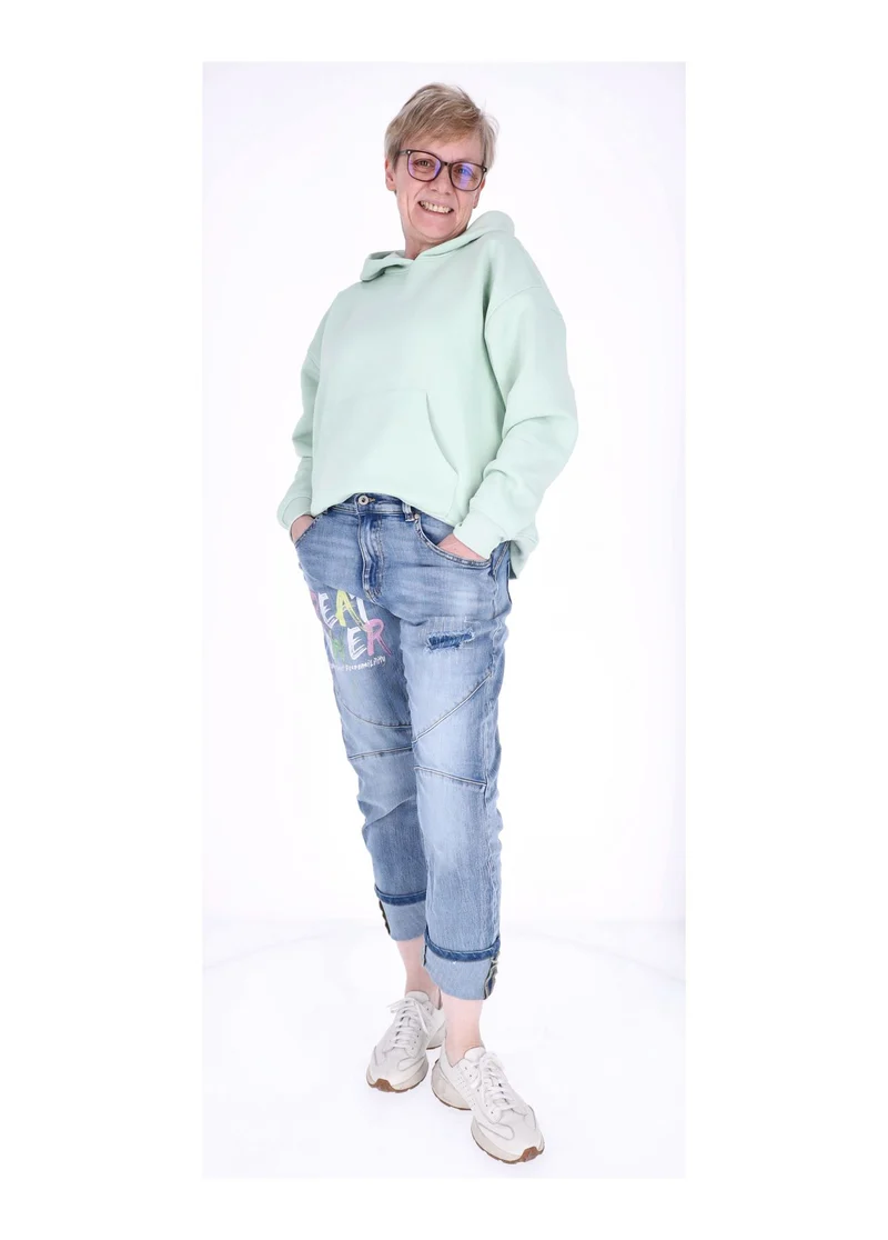 Splash of Color Damen Jeans Used-Optik