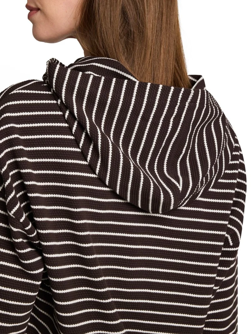 Hoodie Langarmshirt mit Kordelzug
