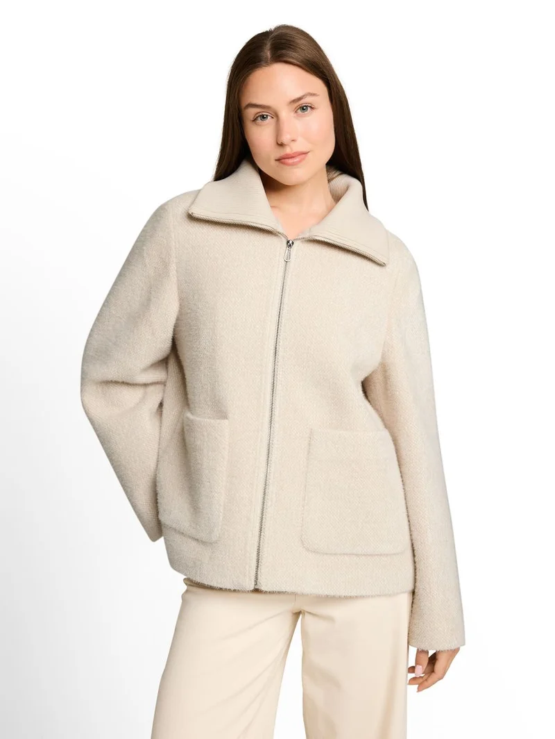 Cosy Jacke mit Taschen
