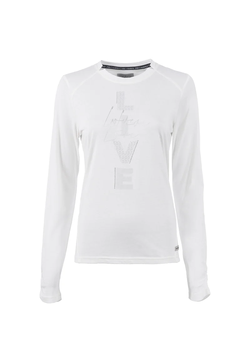 SOQUESTO Damen Shirt mit Raffung