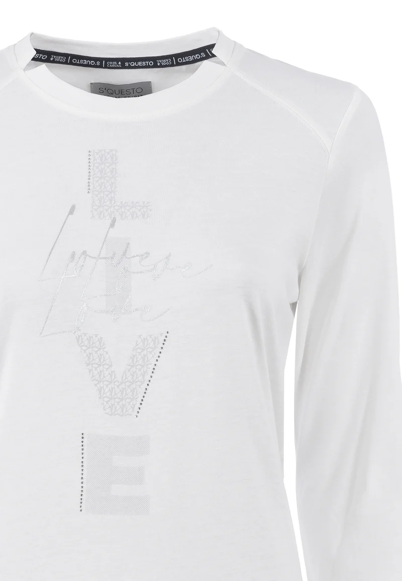 SOQUESTO Damen Shirt mit Raffung