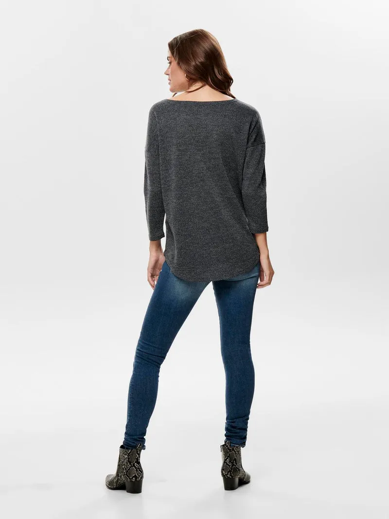 ONLY Shirt mit 3/4-Ärmeln
