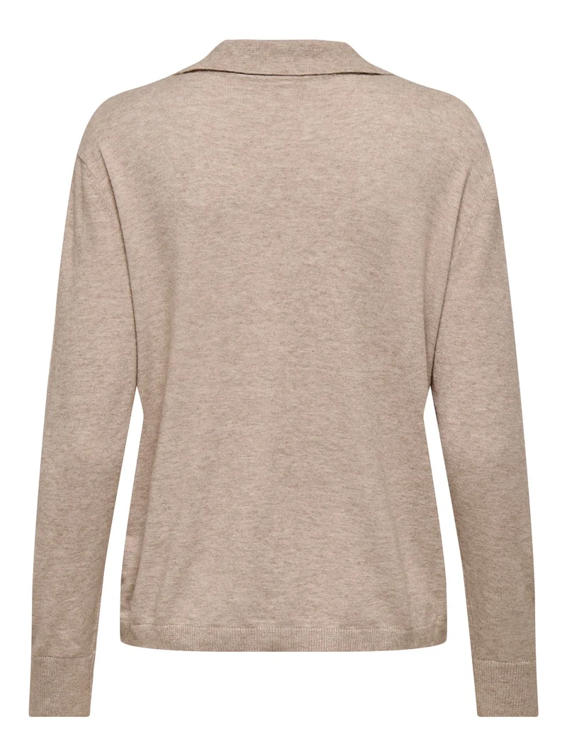 ONLY Strick Polo Pullover Damen