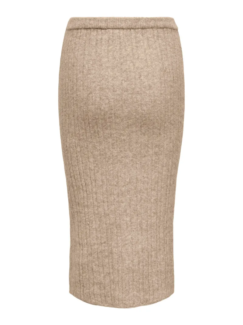 ONLY Jeanett Life Midi Rib Skirt