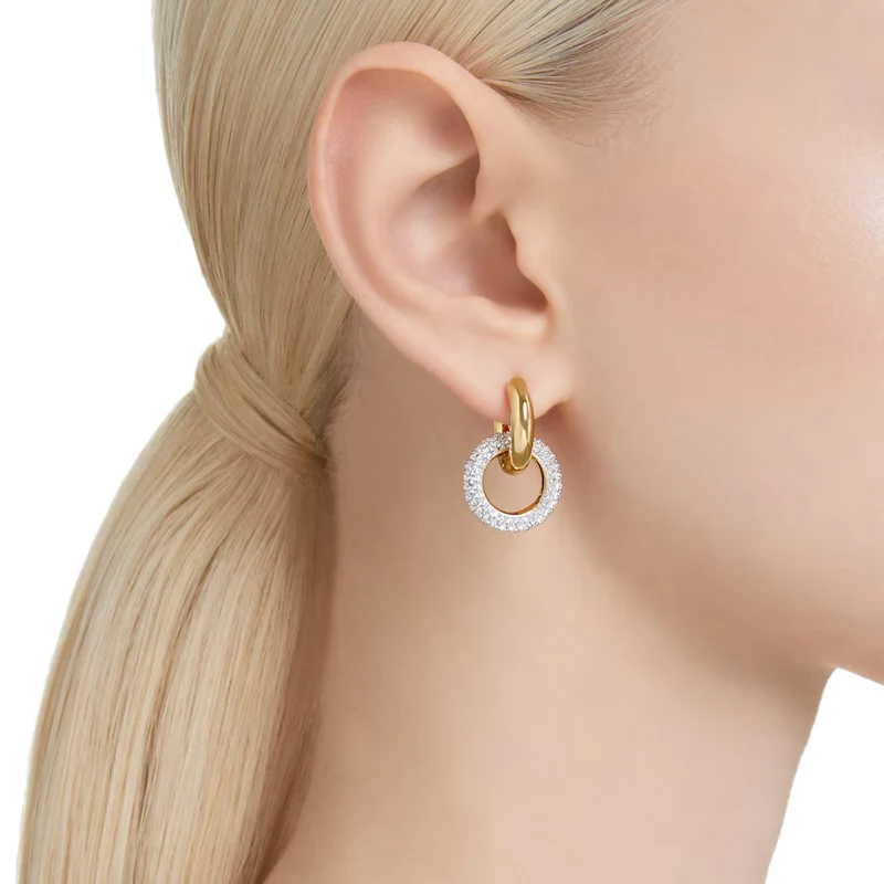 Swarovski Dextera Goldfarbene Ohrringe 5668818