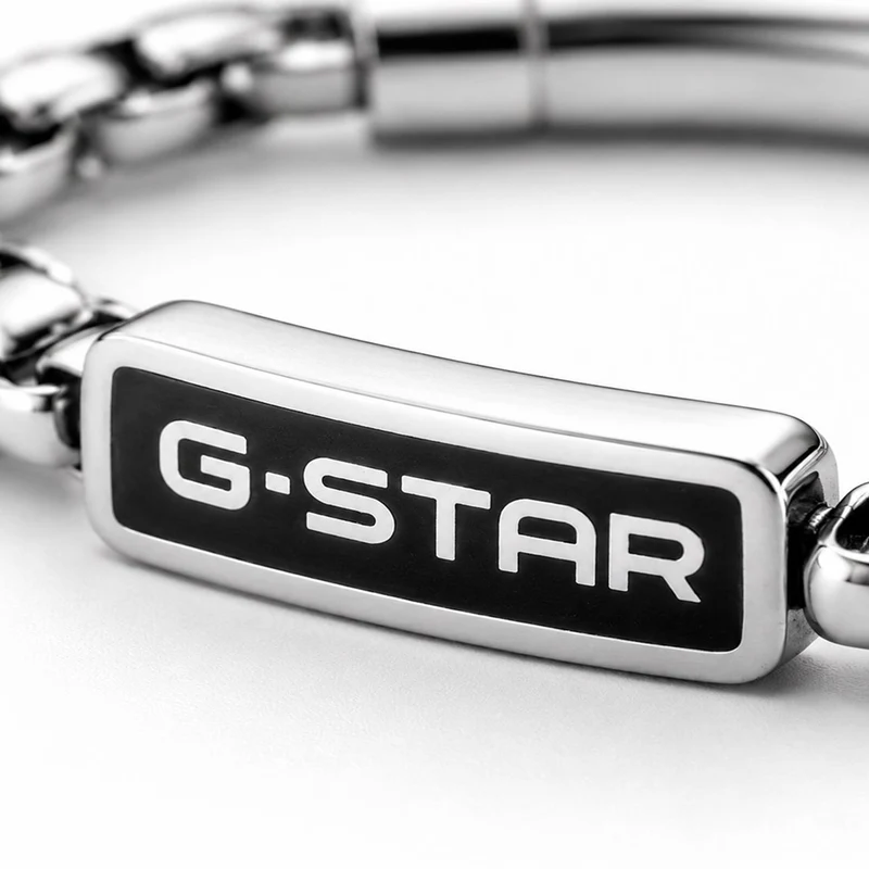 G-Star Floatcore Silbernes Box Chain Armband GSJ.100.02