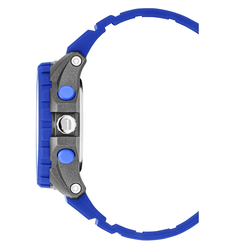 G-STAR Ops01 Grau-Blaue Ana-Digi Herrenuhr GSW.502.04