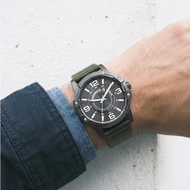 G-STAR Constructed Graue Herrenuhr GSW.506.03