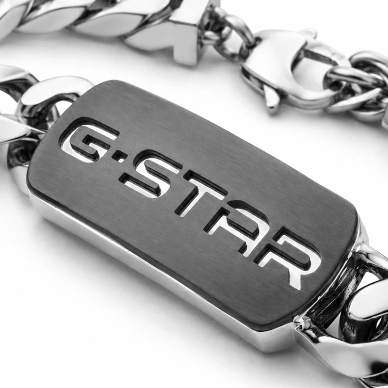 G-Star Incisio Silbernes Gliederarmband GSJ.106.03