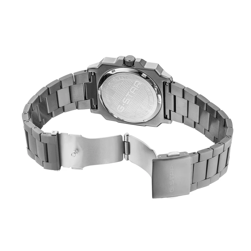 G-STAR Cube Gunmetal Analoge Herrenuhr GSW.508.07