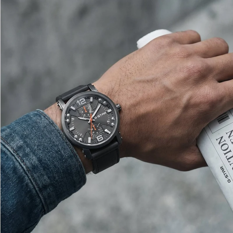 G-STAR Rovic Gunmetal Herrenuhr GSW.509.02