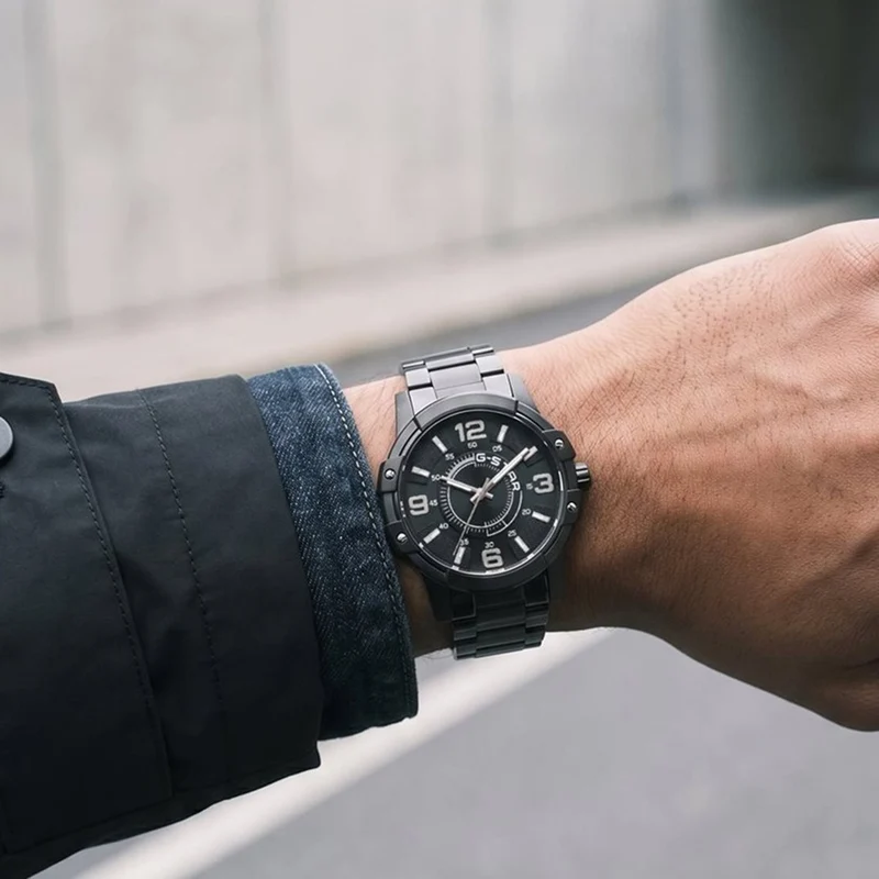 G-STAR Constructed Schwarze Herrenuhr GSW.506.08