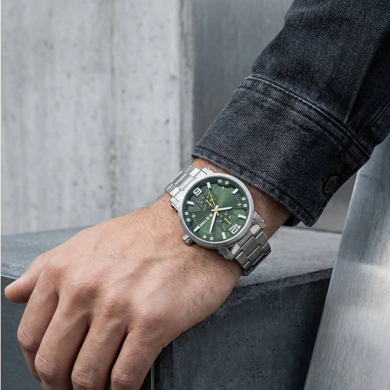 G-STAR Rovic Silberfarbene Stahl-Herrenuhr GSW.509.06