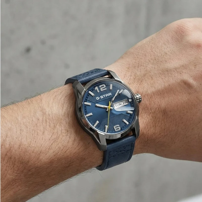 G-STAR Selvedge Blaue Herrenuhr GSW.507.03