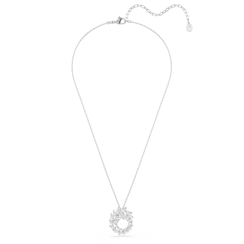Swarovski Mesmera Glam Halskette in Silberoptik mit kreisförmigem Anhänger 5759837