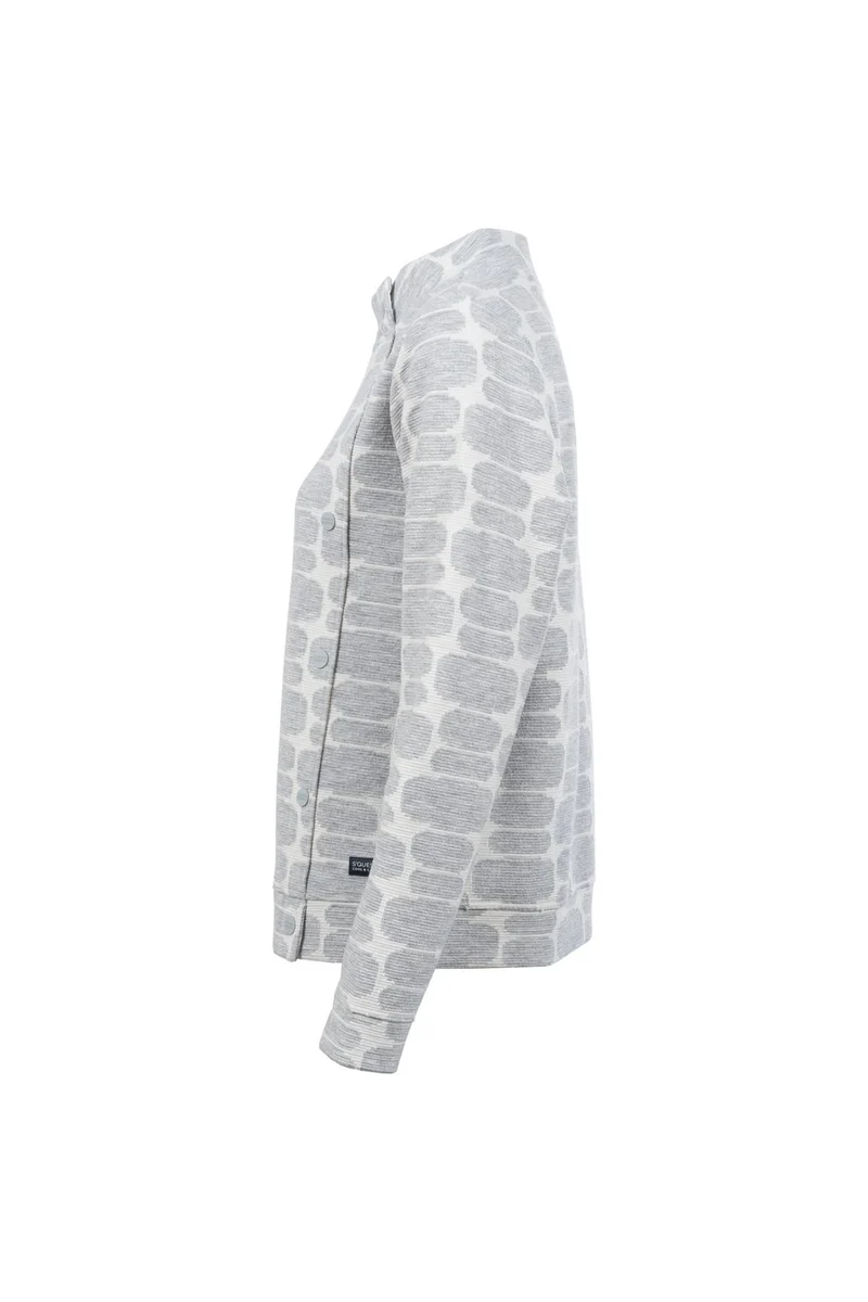 SOQUESTO Jacquard-Sweatshirt Damen