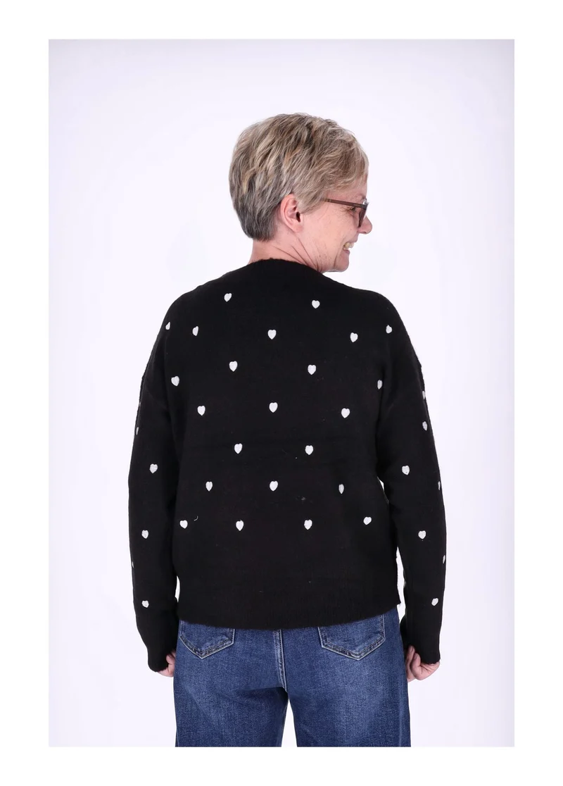 Hailys Strickpullover Damen Herzchen