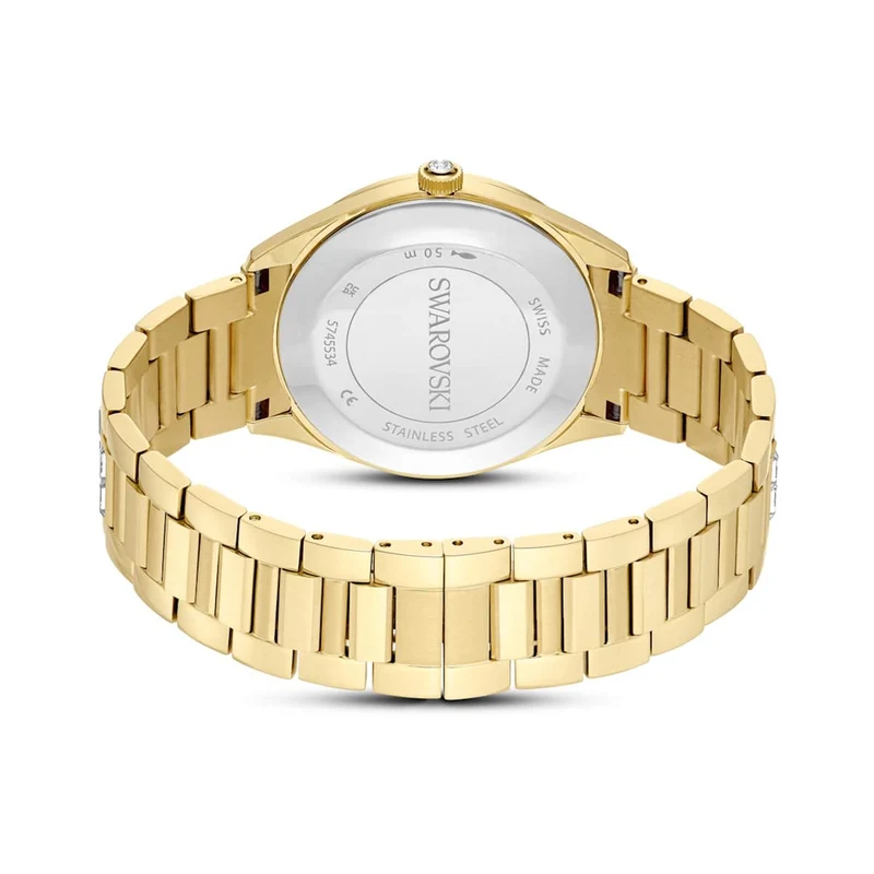 Swarovski Matrix Goldfarbene Uhr 5745534