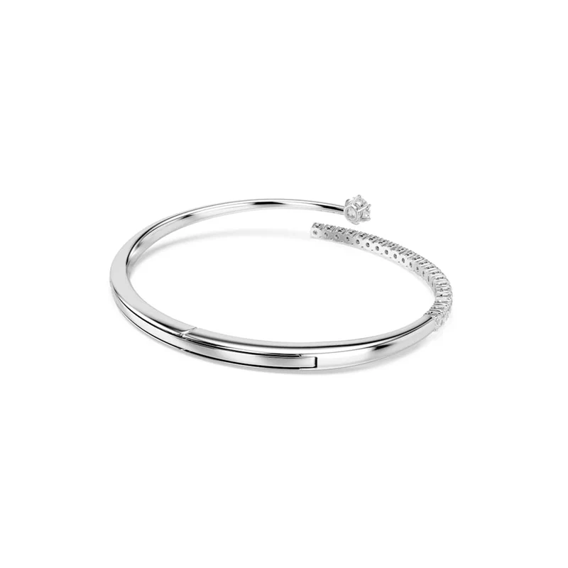 Swarovski Matrix Crash Silberfarbenes offenes Armband 5753569