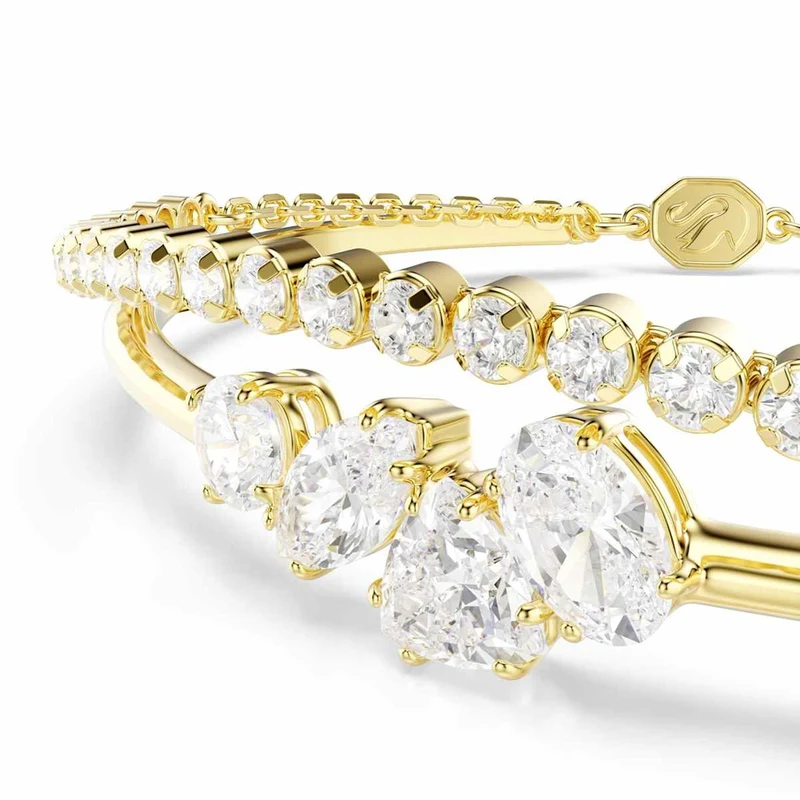 Swarovski Mesmera Attract Doppelarmband in Goldoptik 5747953