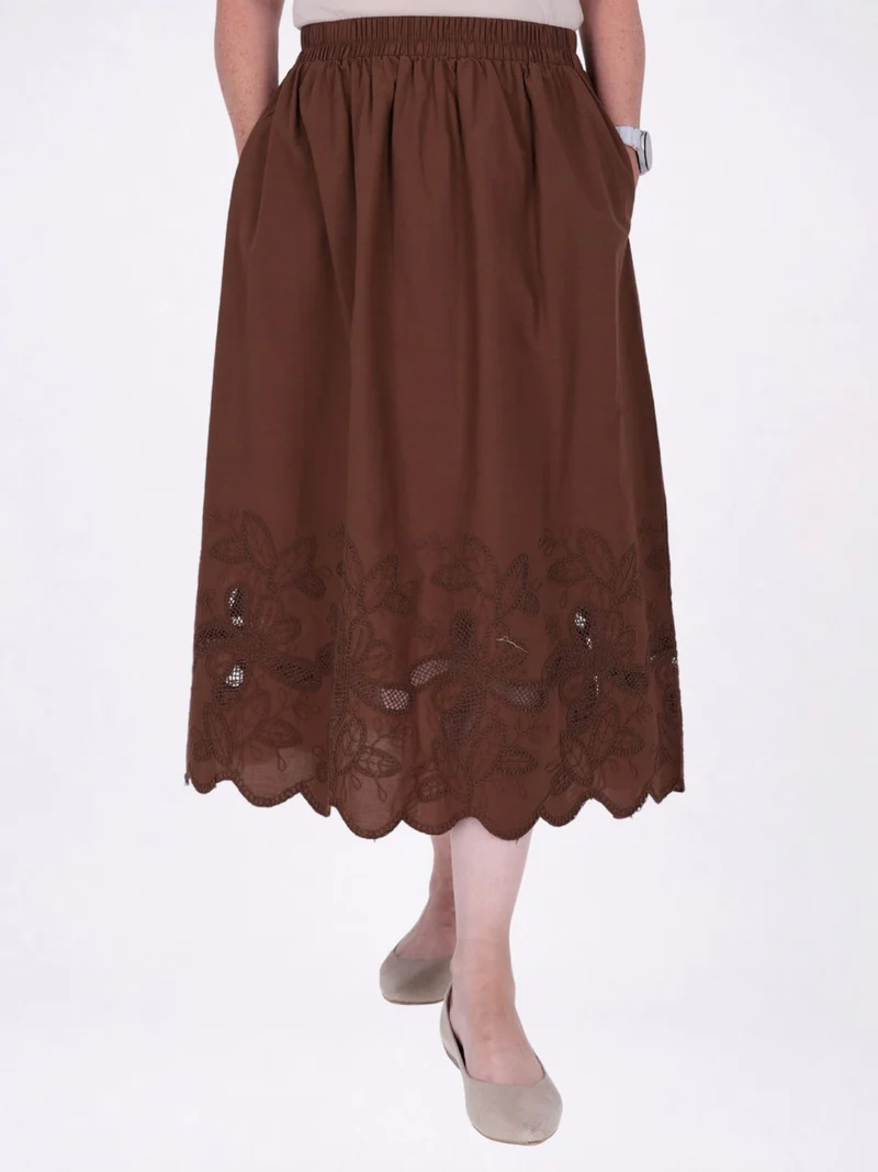 Splash of Color Midi Rock Baumwolle