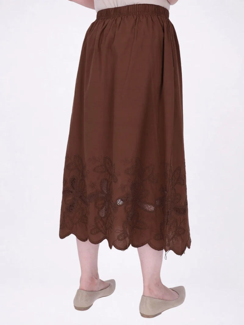 Splash of Color Midi Rock Baumwolle