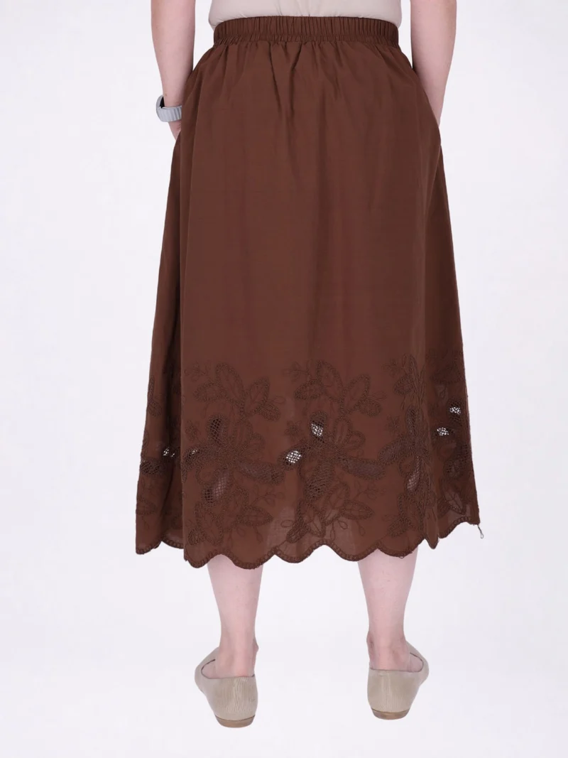 Splash of Color Midi Rock Baumwolle