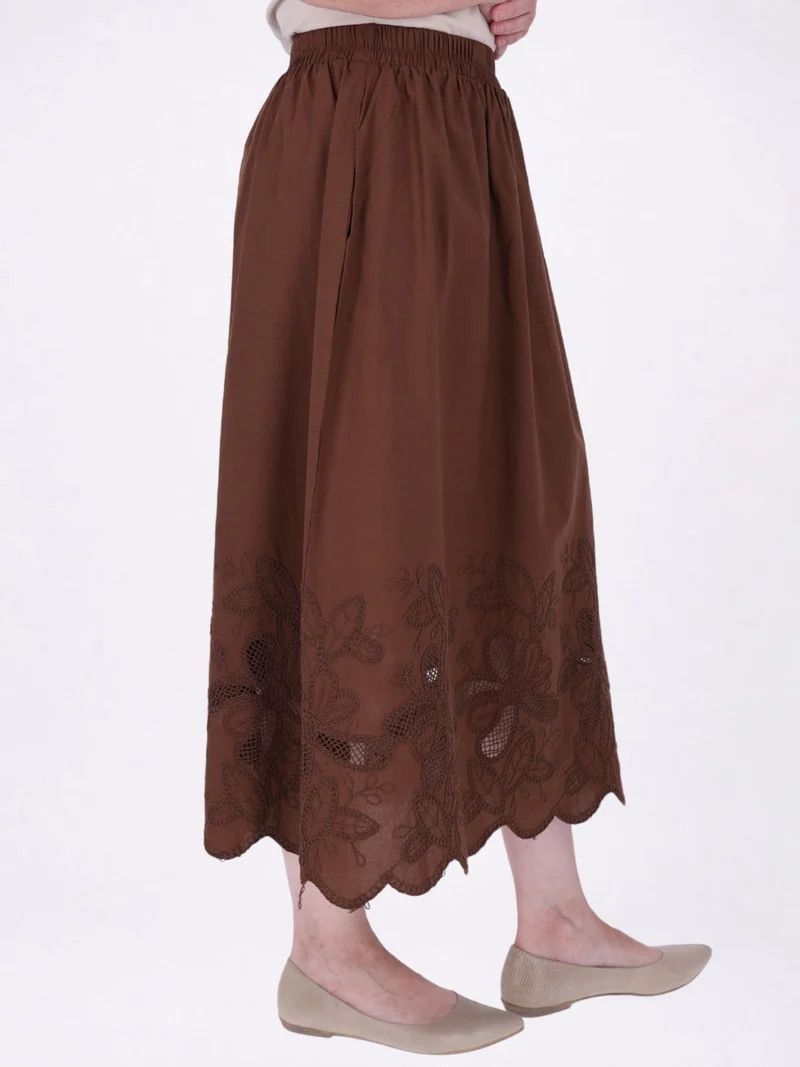 Splash of Color Midi Rock Baumwolle