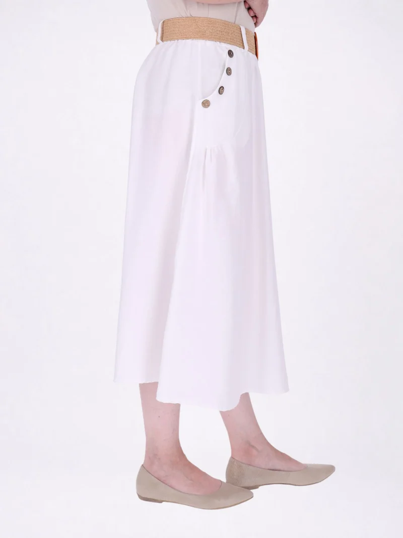 Splash of Color Midi-Rock Damen