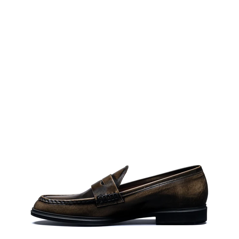 Isabel Bernard Vendôme Blandine mokkafarbene Spazzolato-Leder Loafer IB51015-639-36