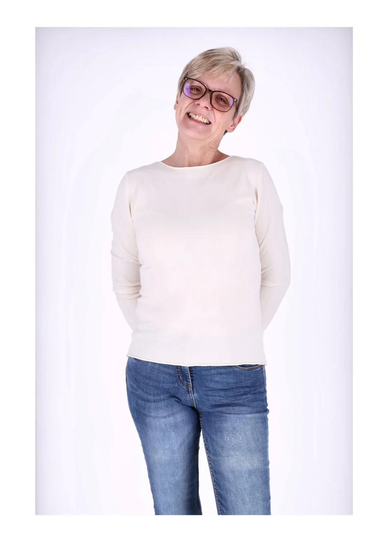 Splash of Color Feinstrick Pullover