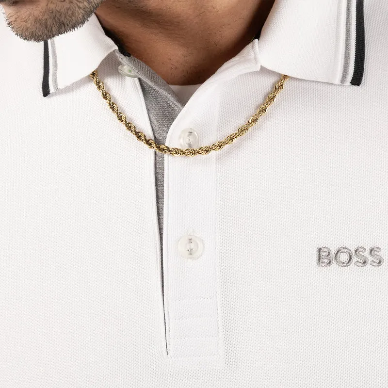 Hugo Boss Edelstahl Goldfarbenes Herren Halskette HBJ1580840