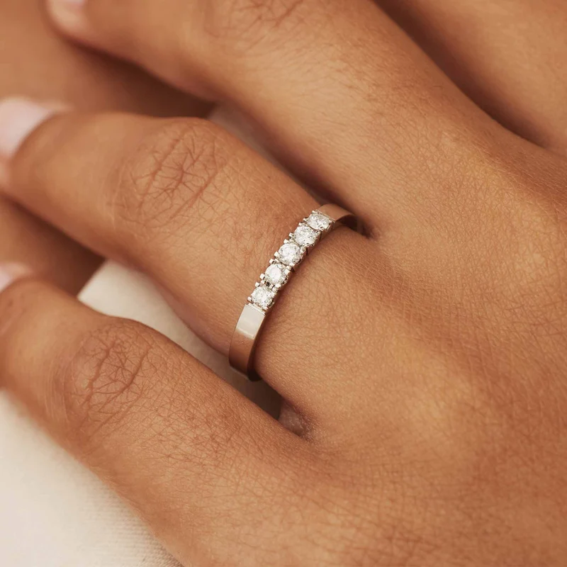 Isabel Bernard De la Paix damen Ring Weißgold IBD330019-48