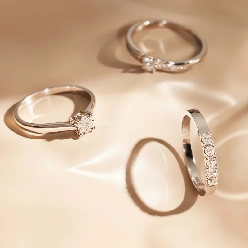 Isabel Bernard De la Paix damen Ring Weißgold IBD330019-48