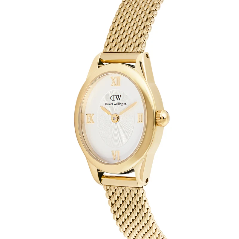 Daniel Wellington Ophelia Mini Mesh White Goldfarben Damenuhr DW00100939