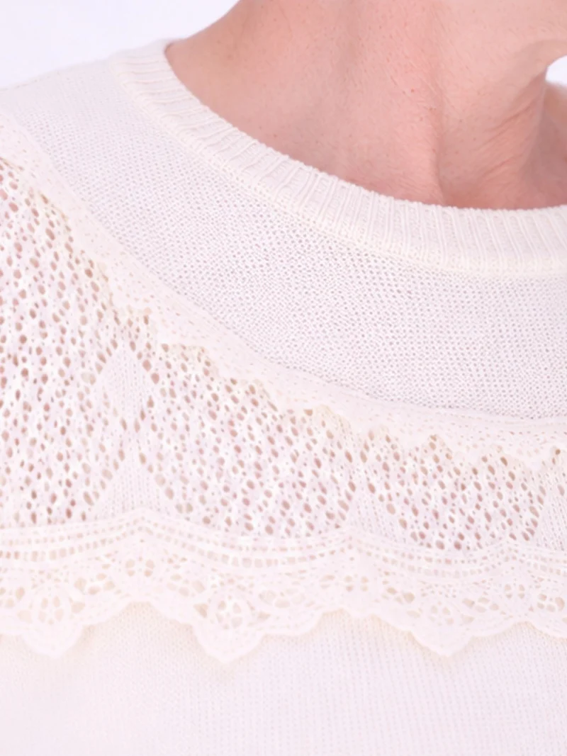Splash of Color Strickpullover Damen
