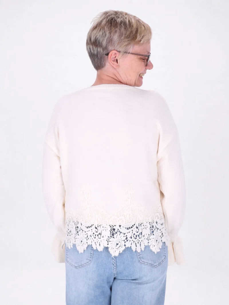 Splash of Color Strickpullover Damen