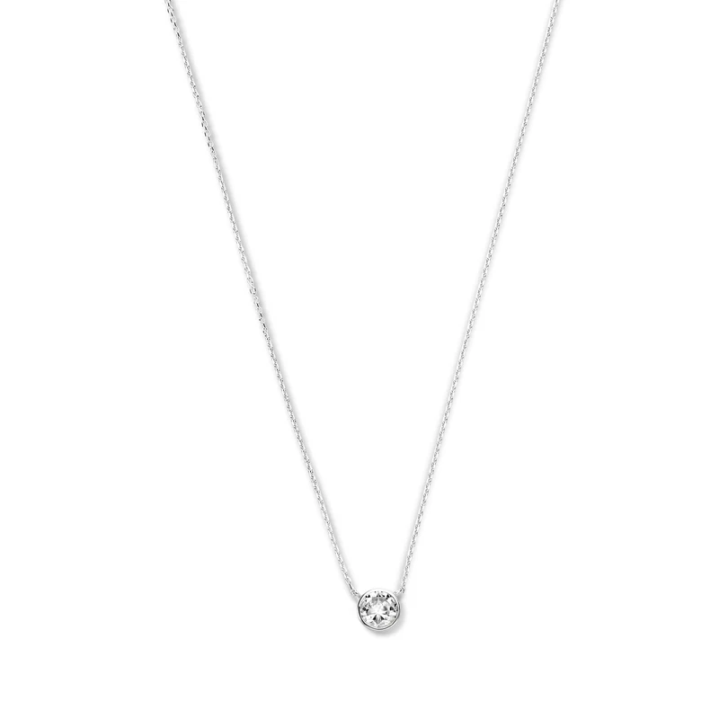 Violet Hamden Venus 925 Sterling Silberne Halskette mit Geburtsstein VH340009-DEC