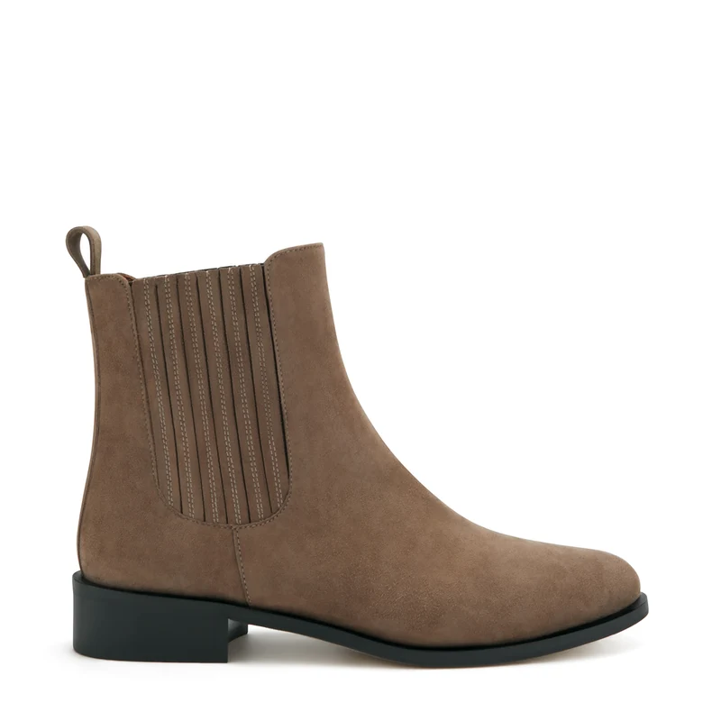 Isabel Bernard Vendôme Chey Taupe Suede Chelsea Stiefel IB53000SS-178-36