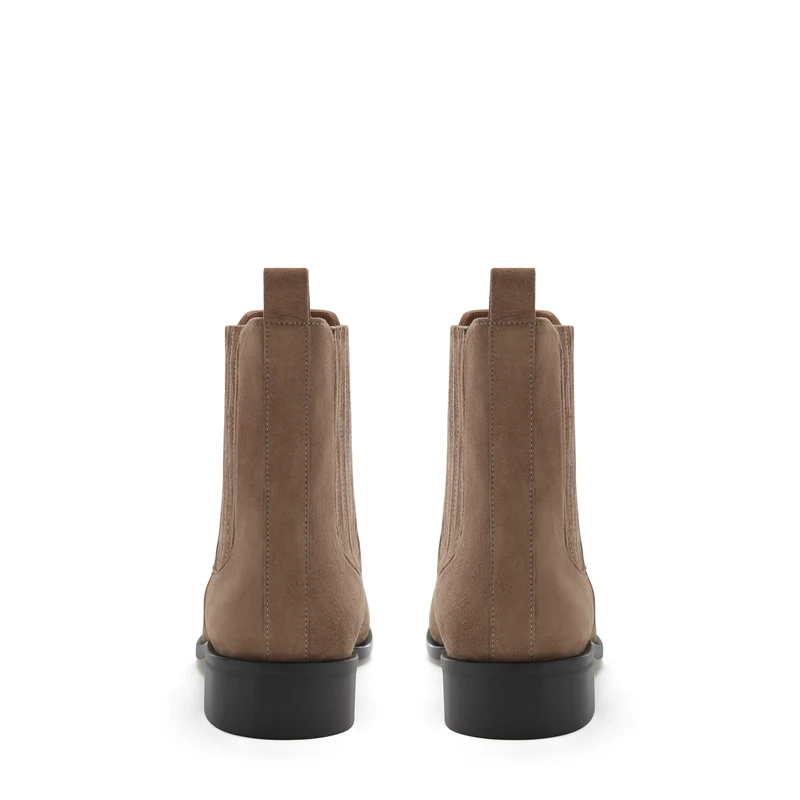 Isabel Bernard Vendôme Chey Taupe Suede Chelsea Stiefel IB53000SS-178-36