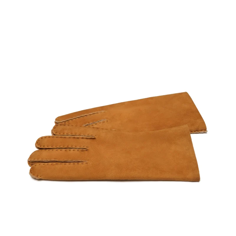 Isabel Bernard Honoré Zenia Cognac Lammleder Handschuhe IB67003-336-7