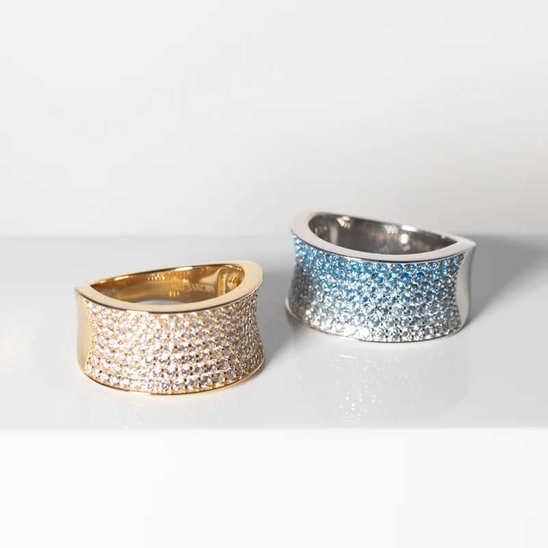 Sif Jakobs Felline damen Ring 750 Vergoldung SJ-R2393-CZ-YG-58