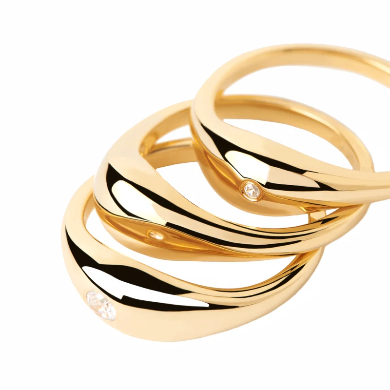P D Paola The New Essentials damen Ring 750 Vergoldung AN01-994-10