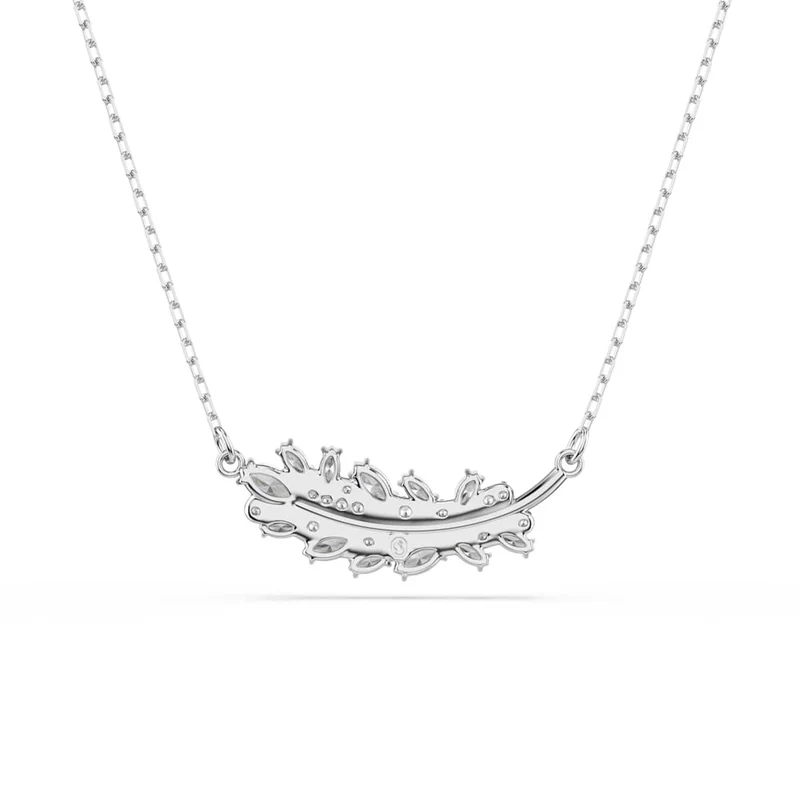Swarovski Vienna Feather Halskette in Silberoptik 5756111
